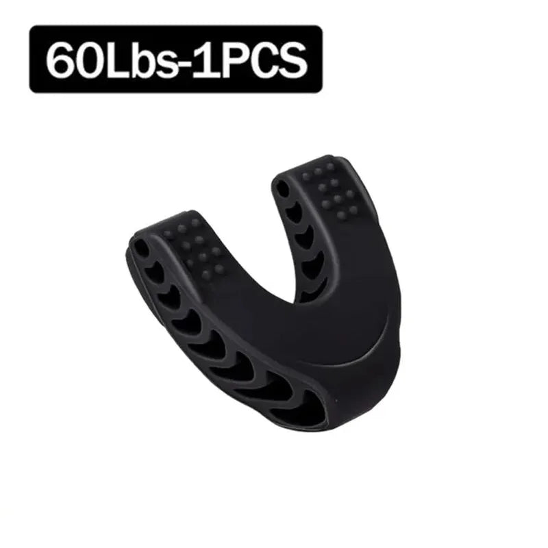 U Shape Jaw Exerciser New Facial Pop N Go Mouth Jawline Face Fitness Muscle Chew Ball Bite Breaker Training Equipment Beauty World Shop