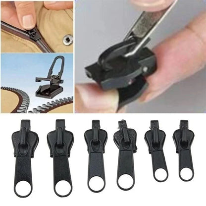 3 Sizes Universal Instant Fix Zipper Repair Kit Replacement Zip Slider Teeth Rescue Sewing Clothes Bag Zippers Tool Accessories Beauty World Shop