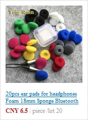 Oval Ear Pads For Headphones Covers Sponge Leather Foam Cushion 60*70 60*80 65*85 70*90 75*95 80*100 85*100 85*105 90*105 90*110