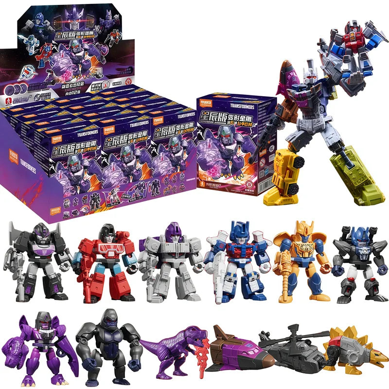 Blokees Transformation Optimus Shockwave Prime Megatron Starscream Bumblebee Anime Figure Robot Assembly Toys Blind Box Gifts Beauty World Shop