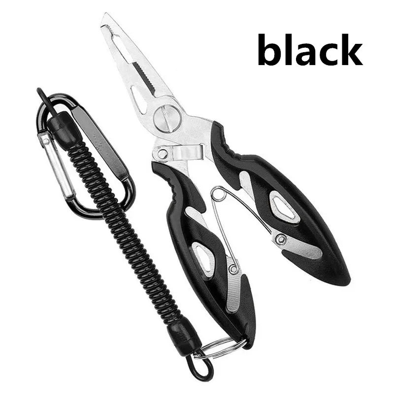 Fishing pliers, fishing line cutter, scissors, mini fishing hook remover, multifunctional tool, outdoor bass fishing line Beauty World Shop
