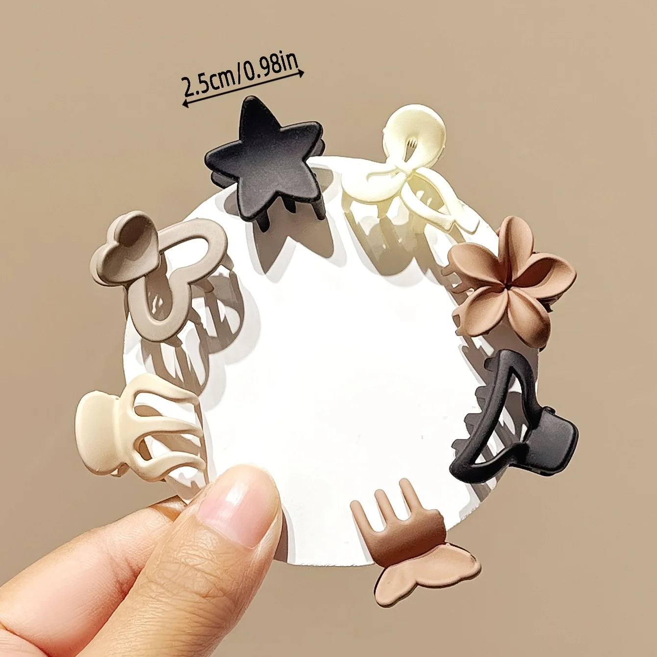 5/10/20/30pcs Beige Mixed Pack Small Clips, Cute Girl Accessories - Perfect for Daily Use, Special Occasions, or Travel Gifts Beauty World Shop