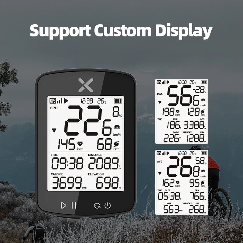 XOSS G2 Plus Bike Computer Wireless GPS Cycling Speedometer Waterproof ANT+ Cadence Speed Smart Bicycle Odometer Roadbike MTB Beauty World Shop