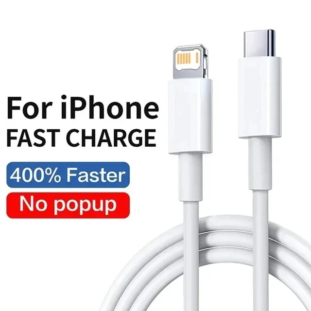 PD 35W USB Cable For iPhone 14 13 12 11 Pro Max 7 8 14 Plus XS XR Fast Charging USB C Cable Charger Date Wire Accessories Beauty World Shop