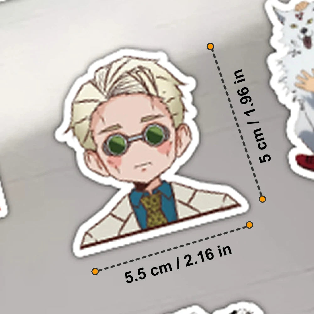 30/60/180pcs Cartoon Jujutsu Kaisen Stickers Cute Decals Toy Stationery Guitar Phone Bicycle Laptop Luggage Car Graffiti Kids Beauty World Shop