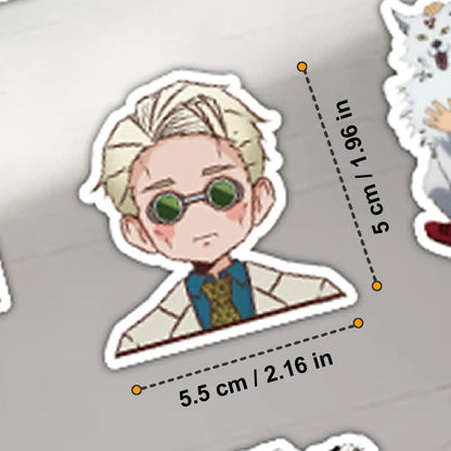 30/60/180pcs Cartoon Jujutsu Kaisen Stickers Cute Decals Toy Stationery Guitar Phone Bicycle Laptop Luggage Car Graffiti Kids Beauty World Shop