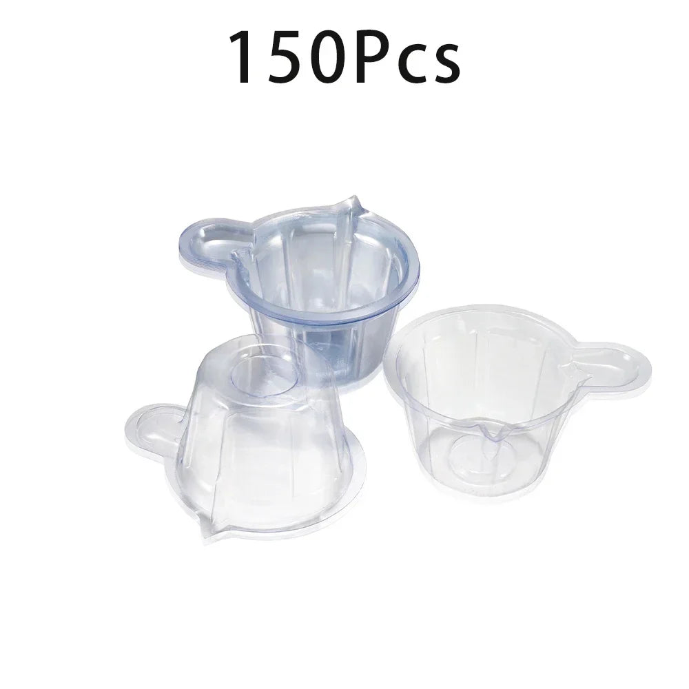 DIY Epoxy Resin Crafts Silicone Resin Mold Tool Plastic Disposable Cups Dispenser for Jewelry Making Beauty Trend Shop
