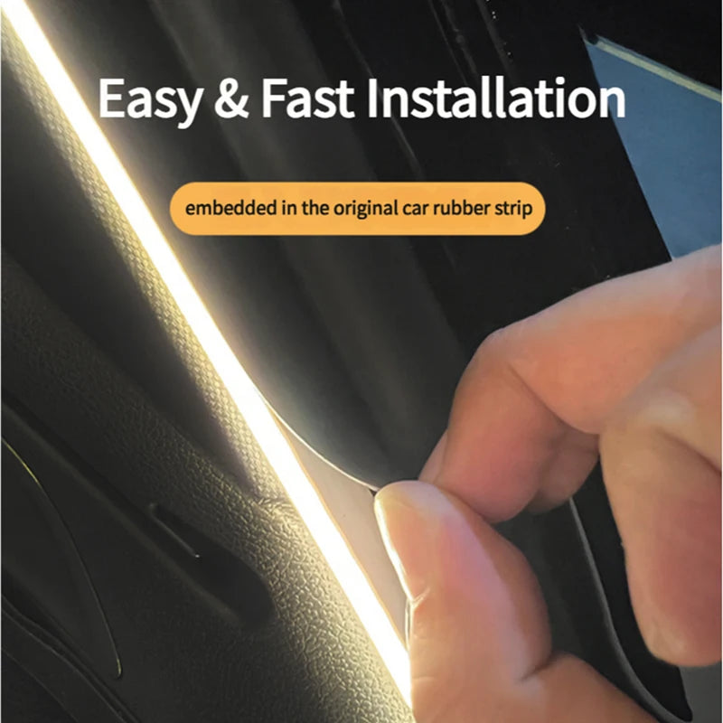 Car Trunk Led Light Strip Waterproof PVC Flexible Ambient Light Strip Automatic On/Off Hidden Installation Universal for Suv/Mpv Beauty World Shop