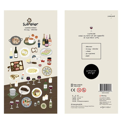 Korean Import Original Suatelier Collection Kawaii Daily Stickers Scrapbooking Diy Journal Stationery Sticker Deco Art Supplies Beauty World Shop