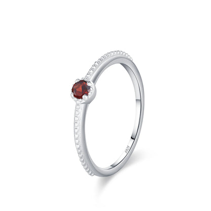 Ailmay 925 Sterling Silver Round Rainbow Zircon Rings For Women Wedding Engagement Party Colored Jewelry Beauty World Shop