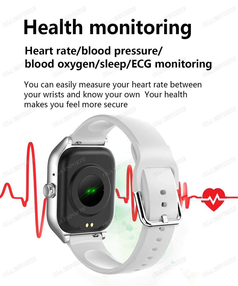 Smart Watch For Android IOS Watches 1.83inch HD Display Bluetooth Call Message Alert Music Sports Mode Smartwatch Men Women Gift Beauty World Shop