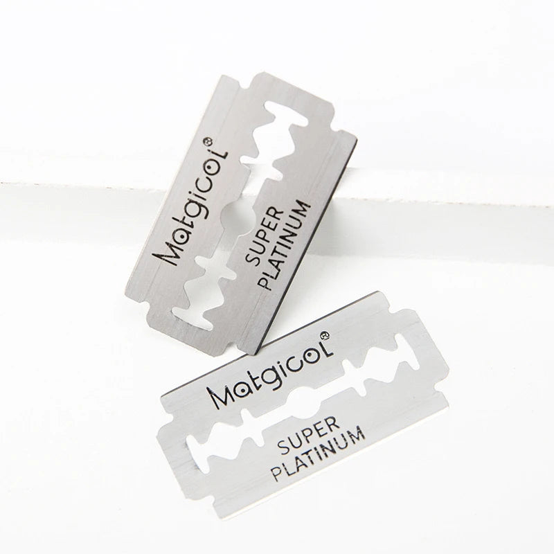 50/100/200 Count Double-sided Safety Razor Blade For Men Beard Shaving Razor Shaver Manual Razor Blade Shaving Tool ﻿ Beauty World Shop