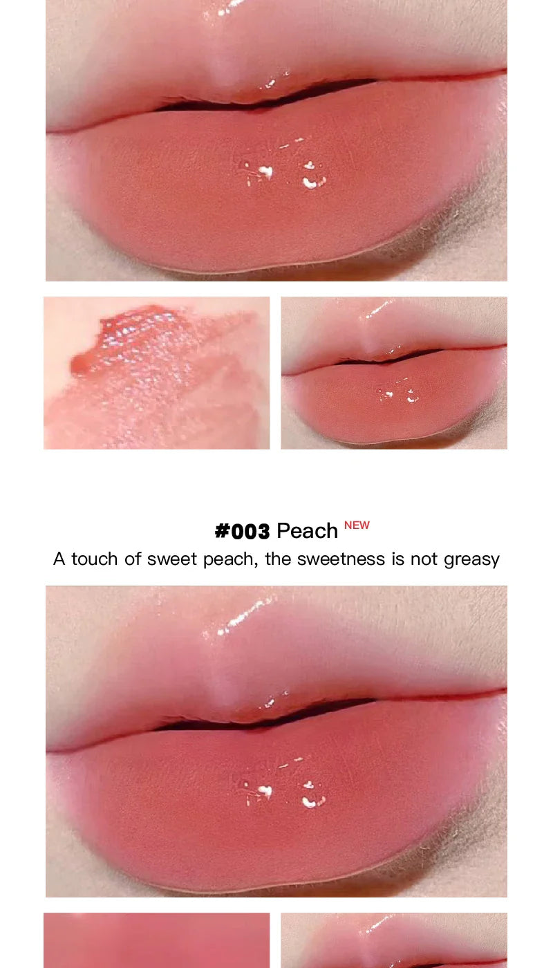 HERORANGE Meow Whisper Mirror Lip Gloss - Moisturizing Long-Lasting, Water-Glossy, Perfect for Spring/Summer Beauty Trend Shop