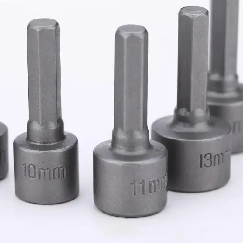 9-14pcs 5mm-13mm Hex Sockets Sleeve Nozzles Nut Driver Set Screwdriver Set Schroevendraaier Set Bits Sets Tools Socket Wrenches Beauty World Shop