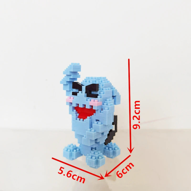 75 Style Building Blocks Assembly Anime Picachu Charizard Doll Blastoise Bulbasaur Gengar Bricks Figures Toy for Kid Gift Beauty World Shop