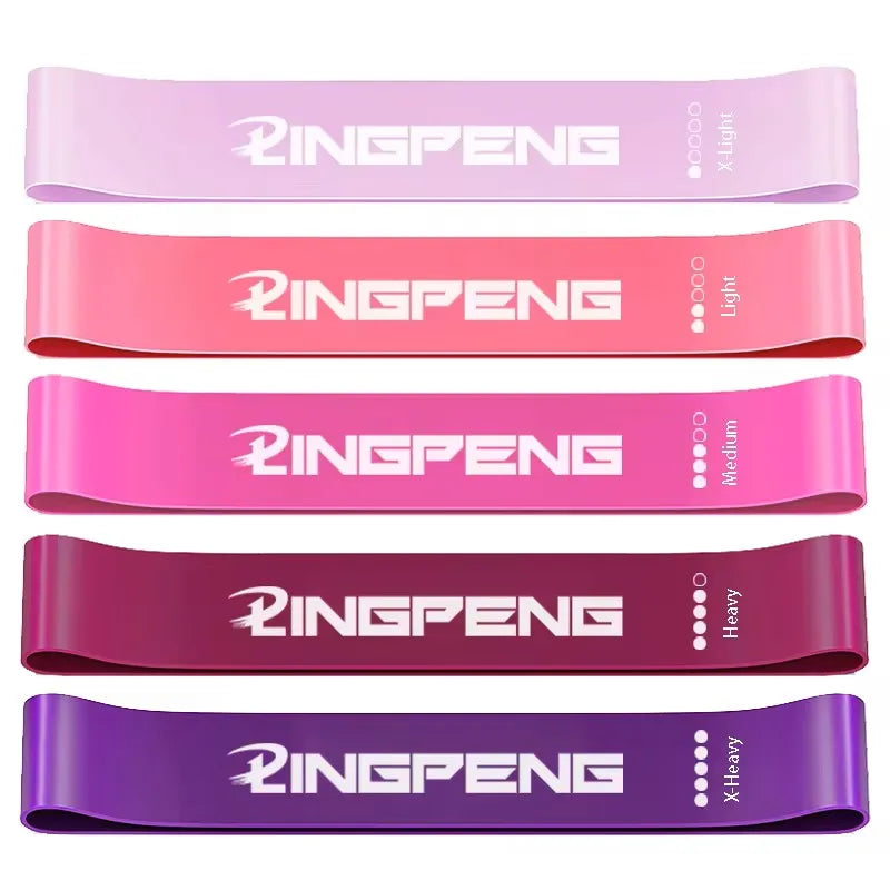 Different Resistance Bands Yoga Band Fitness Exercise Training Hip Tension Band Leg Squat Dance Elastic Loop Stretch Band Beauty World Shop