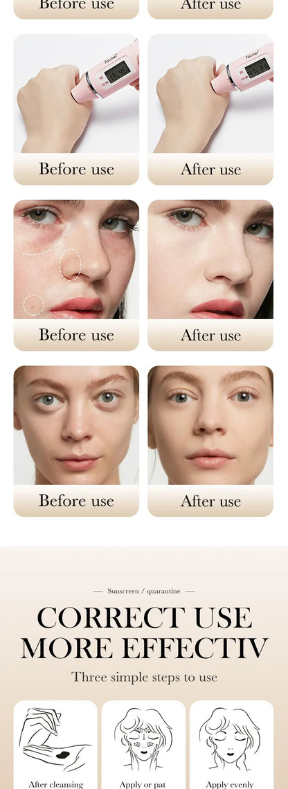 Face Makeup Primer Tri-color Cream Contour Color Isolation Waterproof Makeup Foundation Natural Makeup Base Cream 40g Beauty World Shop
