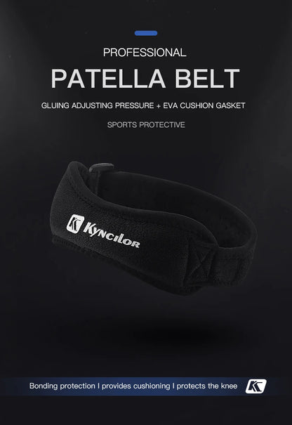 1PC Patella Kneecap Band Adjustable Silica Gel Knee Tendon Strap Protector Knee Pad Running Sports Cycling Gym Knee Support Beauty World Shop