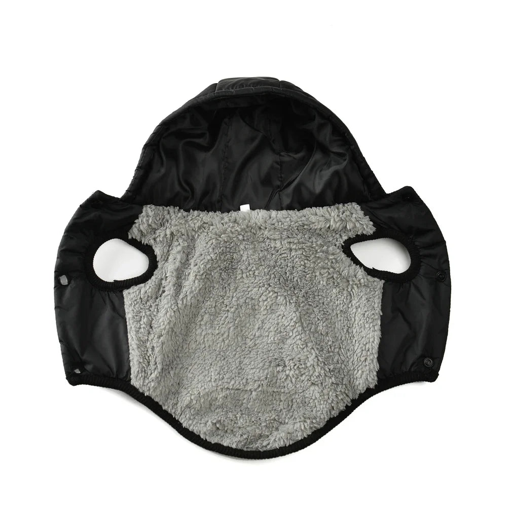 Fleece Warm Pet Clothes For Small Medium Dogs Pet Jacket Thicken Pets Coat For Winter Waterproof Outdoor Puppy Costume Pug Parka