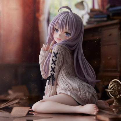 15cm The Journey of Elaina Anime Figure Knit Dress Witch Elaina Action Figure PVC Collection Model Doll Toys for Christmas Gifts Beauty World Shop