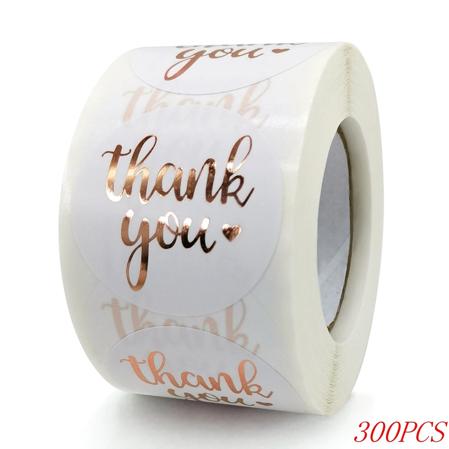 50-500pcs 1inch Blue Thank You Stickers For Envelope Sealing Labels Stationery Supplies Handmade Wedding Gift Decoration Sticker Beauty World Shop