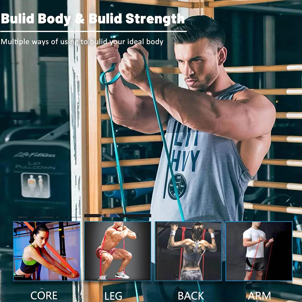 Pull Up Bands Resistance Bands for Working Out Exercise Bands Home Gym Workout Fitness Equipment Muscle Training Beauty World Shop