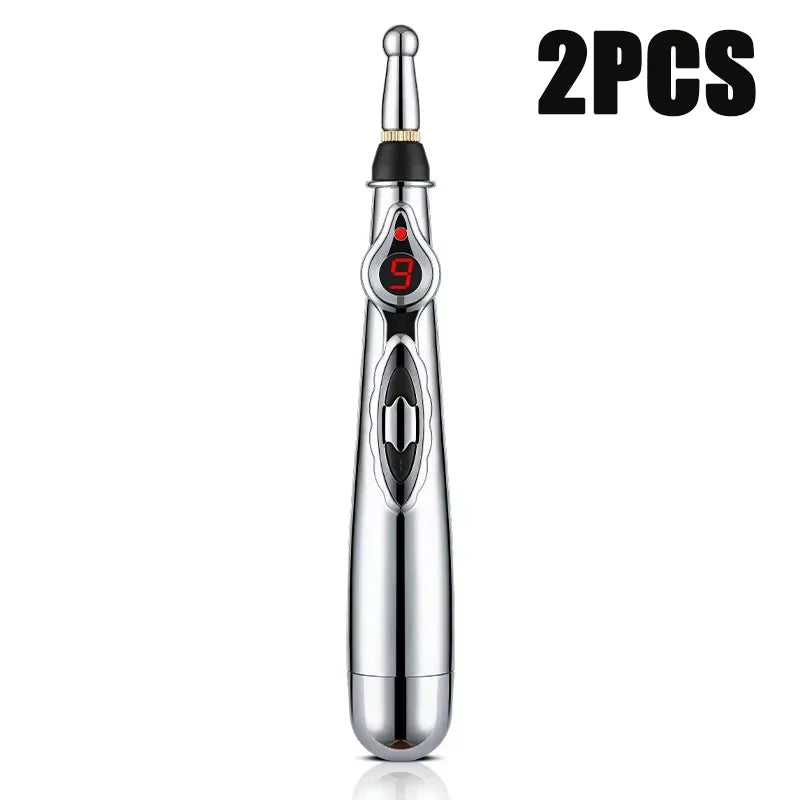 Electronic Acupuncture Pen Relief Pain Massage Point Meridian Energy Meridian Acupuncture Acup Plastic Material Without Battery Beauty World Shop