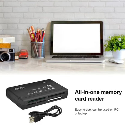 Usb 2.0 Mini Memory Card Reader, Multifunctional All In One Card Reader,, 480mbps, Tf, M2, Xd, Cf, Micro Sd Beauty World Shop