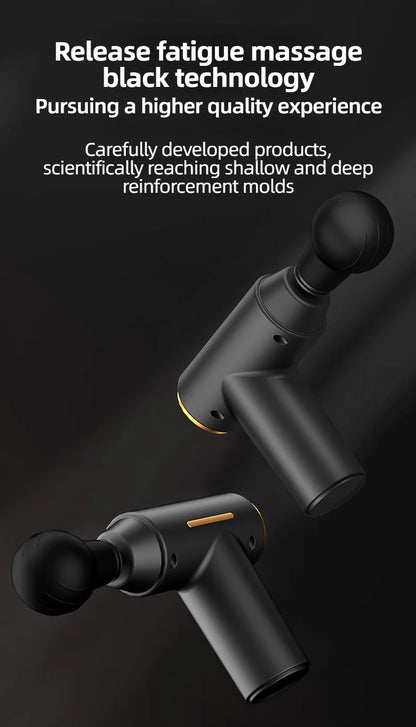 Portable Mini Muscle Massage Gun Vibration Massage Gun Body Neck Back Pain Gout Relief Deep Muscle Relaxation Massager Tools Beauty World Shop