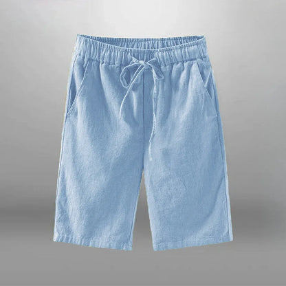 Men Shorts for Men Cotton Linen Casual Breathable Beach Shorts Men's Short Sweatpants Vacation Gym Basketball Beauty World Shop