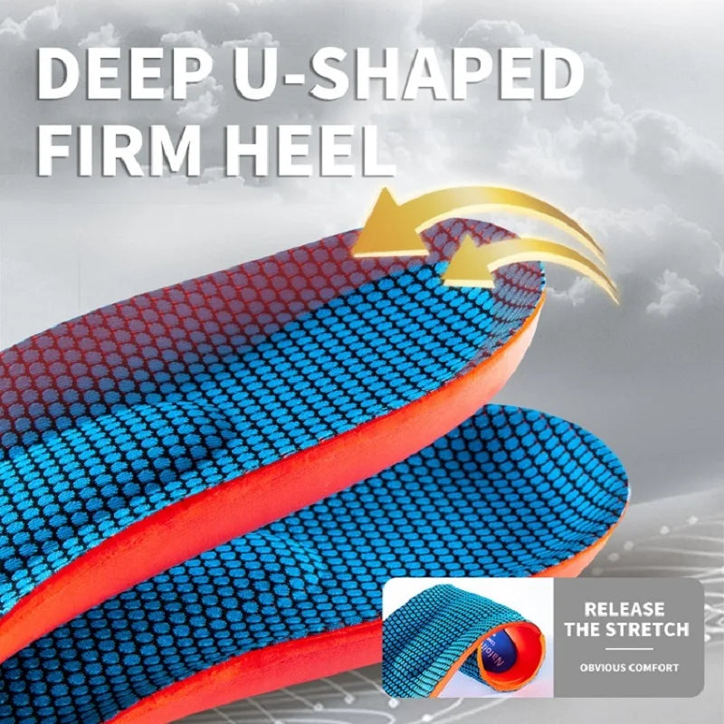 Sport Orthopedic Insoles for Feet Men Women EVA Breathable Shock Absorption Shoes Insole for Running Basketball Sport Care Pads Beauty World Shop