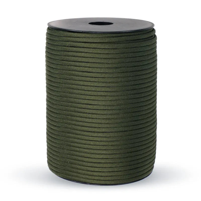 100M 550 Military Standard 9-Core Paracord Rope 4mm Outdoor Parachute Cord Survival Umbrella Tent Lanyard Strap Beauty World Shop