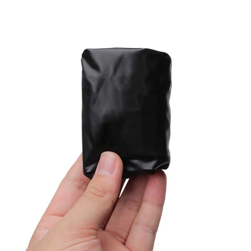 1Pc Portable Bicycle Cushion Cover Waterproof Bike Seat Rain Cover High Quality Ultralight Elastic Seat Cover 23x25cm Black Beauty World Shop
