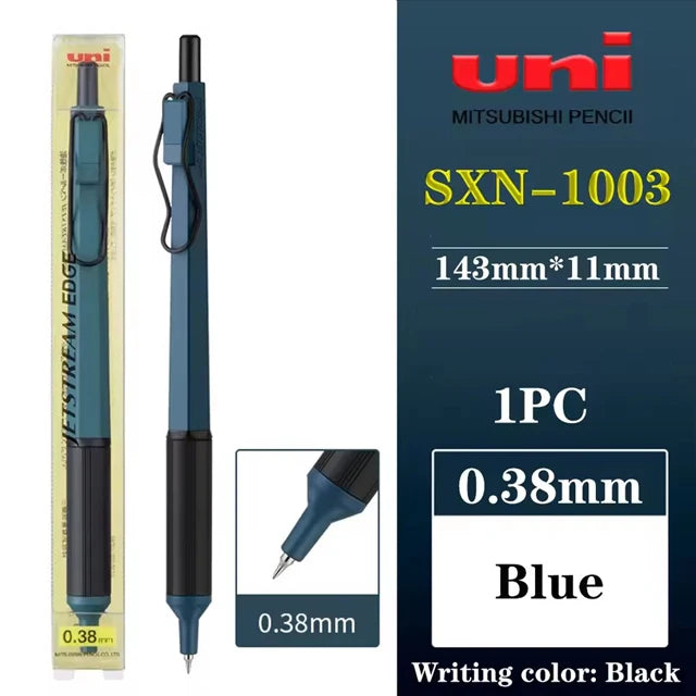 Uni SXN-1003 JETSTREAM EDGE Ballpoint Pens Ultra-fine Luxury Men's Pen, Small-word Annotations Fine Writing Japanese Stationery Beauty World Shop