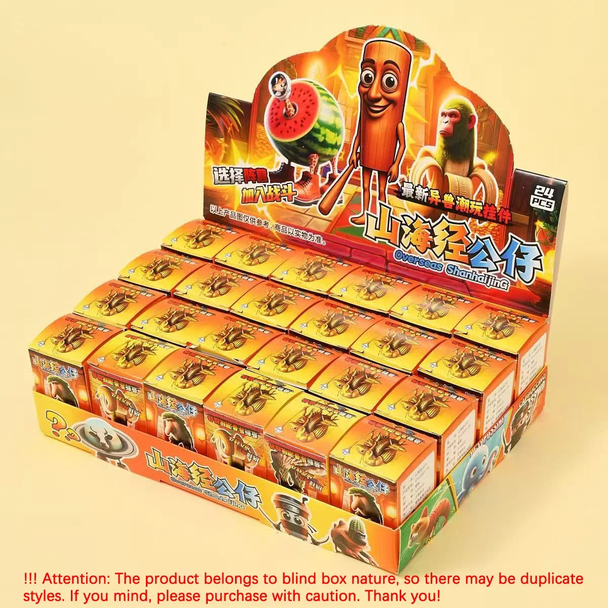 24PCS Fun Italian Brainrot Blind Box Toy Tungtungtung Sahur Tralarero Tralala Game Mini Model Blind Box Birthday Gift Toys Beauty World Shop
