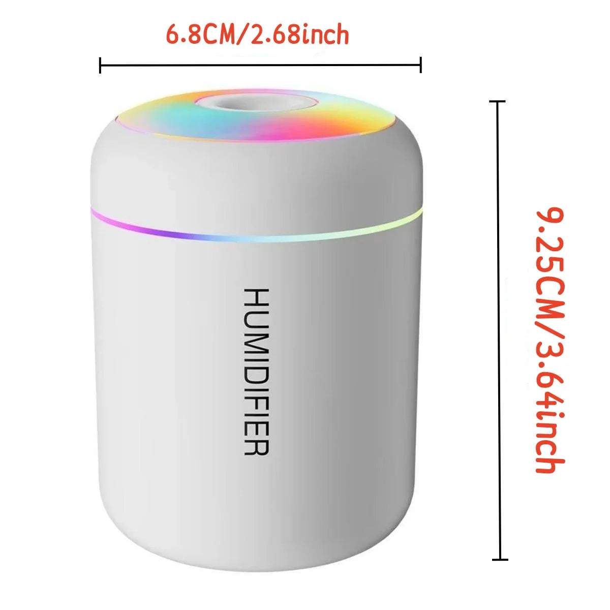 180ML Mini Air Humidifier USB Electric Aroma Diffuser Essential Oil Purifier Aromatherapy Mist Maker Lights For Car Home Bedroom Beauty World Shop