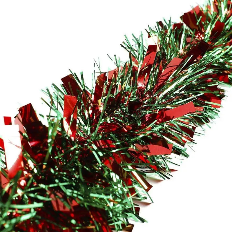 Christmas Tinsel Garlands Decoration Bar Tops 2/10M Red Green Wreath Xmas Tree Ornaments Party Home Staircase Decor Pendant Prop Beauty World Shop