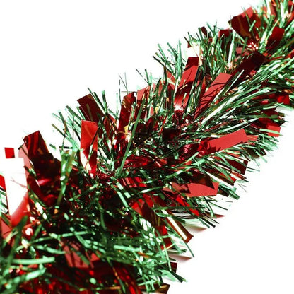 Christmas Tinsel Garlands Decoration Bar Tops 2/10M Red Green Wreath Xmas Tree Ornaments Party Home Staircase Decor Pendant Prop Beauty World Shop