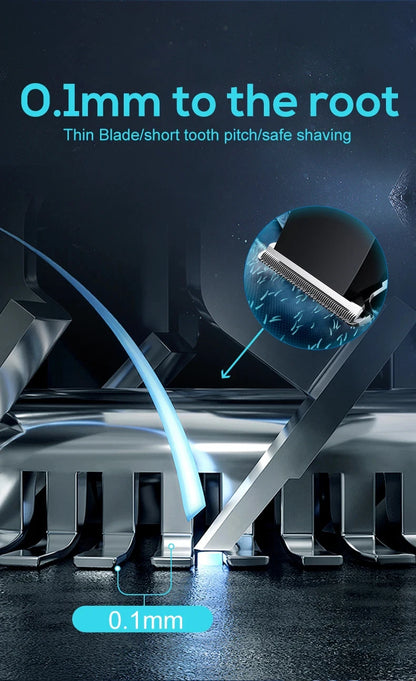 Design of adjustable cutter head with USB charging for electric hair clipper hair and beard trimming Beauty World Shop