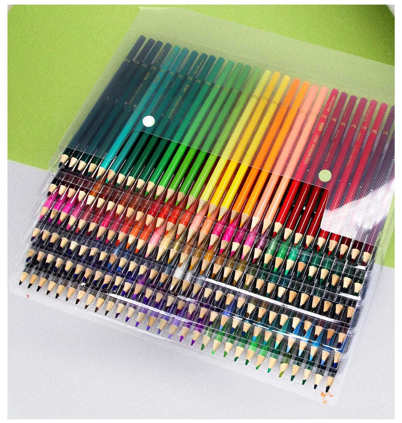 Brutfuner 48/72/120/150/160/180Colors Pencils Professional Oil Wood Soft Watercolor Pencil For School Draw Sketch Art Supplies Beauty World Shop