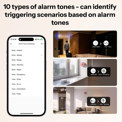 SONOFF SNZB-09P Zigbee SenseGuard Indoor Siren 105dB Loud Alarm Sound & Red Light Alerts USB & Backup Battery Dual Power Supply Beauty World Shop