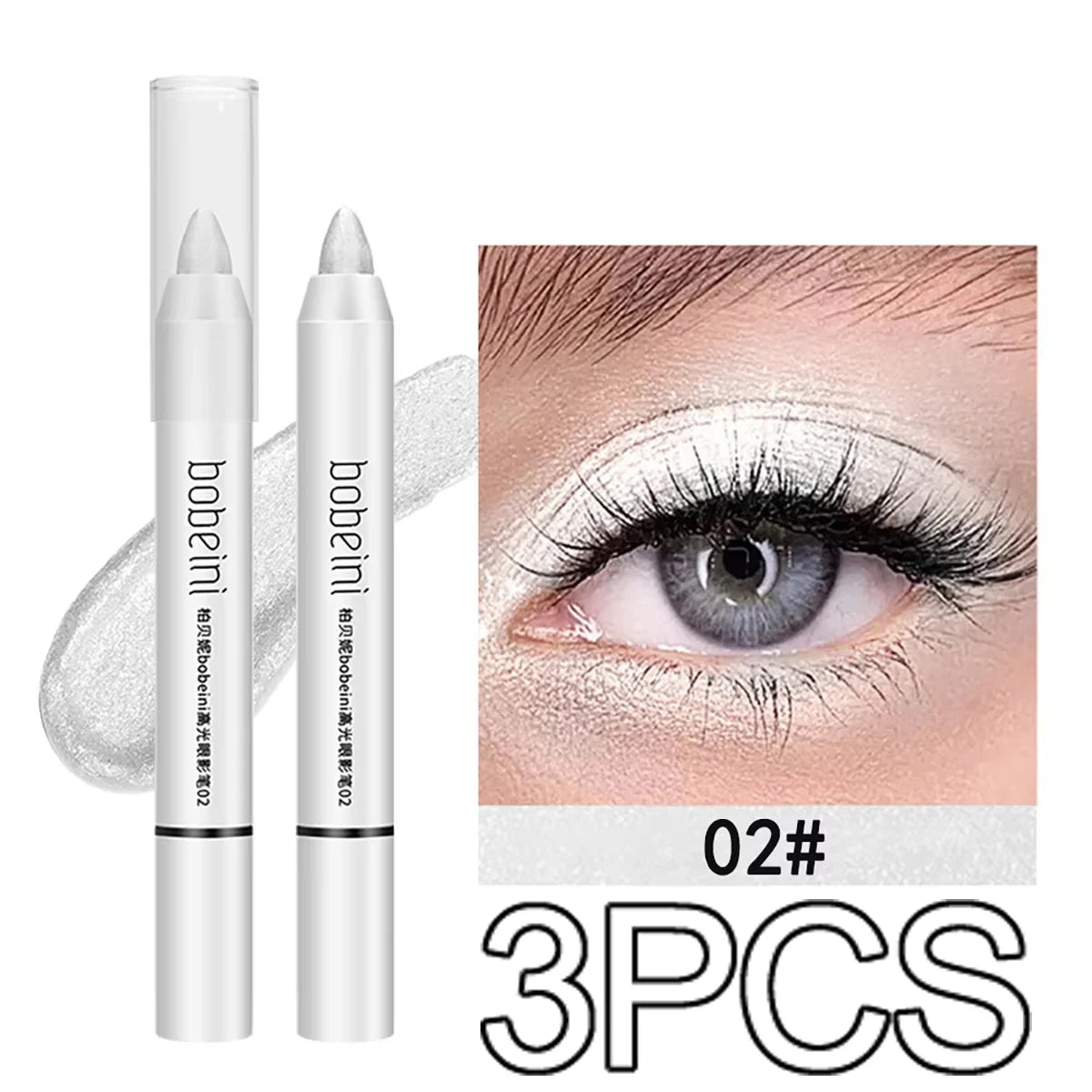 Highlighter,Brightening,Silkworm Pen,Pearlescent,Matte,Burst Eyeshadow Pencil,Makeup,Eye Makeup,Long-lasting Pearlescent Stick Beauty World Shop