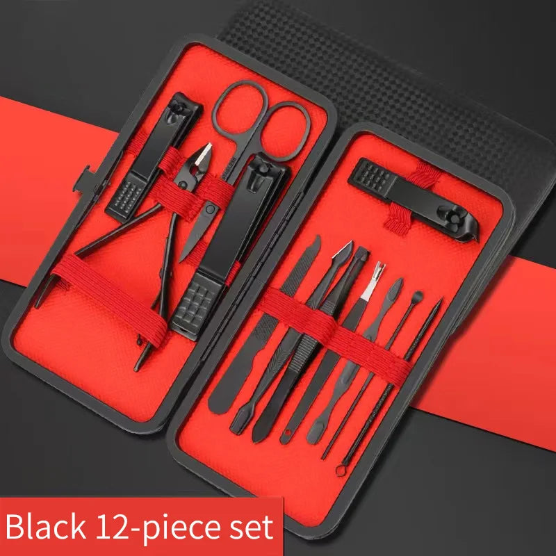 Nail Clipper Set Set Convenient Beauty Tools Nail Clipper Manicure Nail Trimmer Pedicure Knife Ear Peeling Knife Nail Manicure T Beauty World Shop