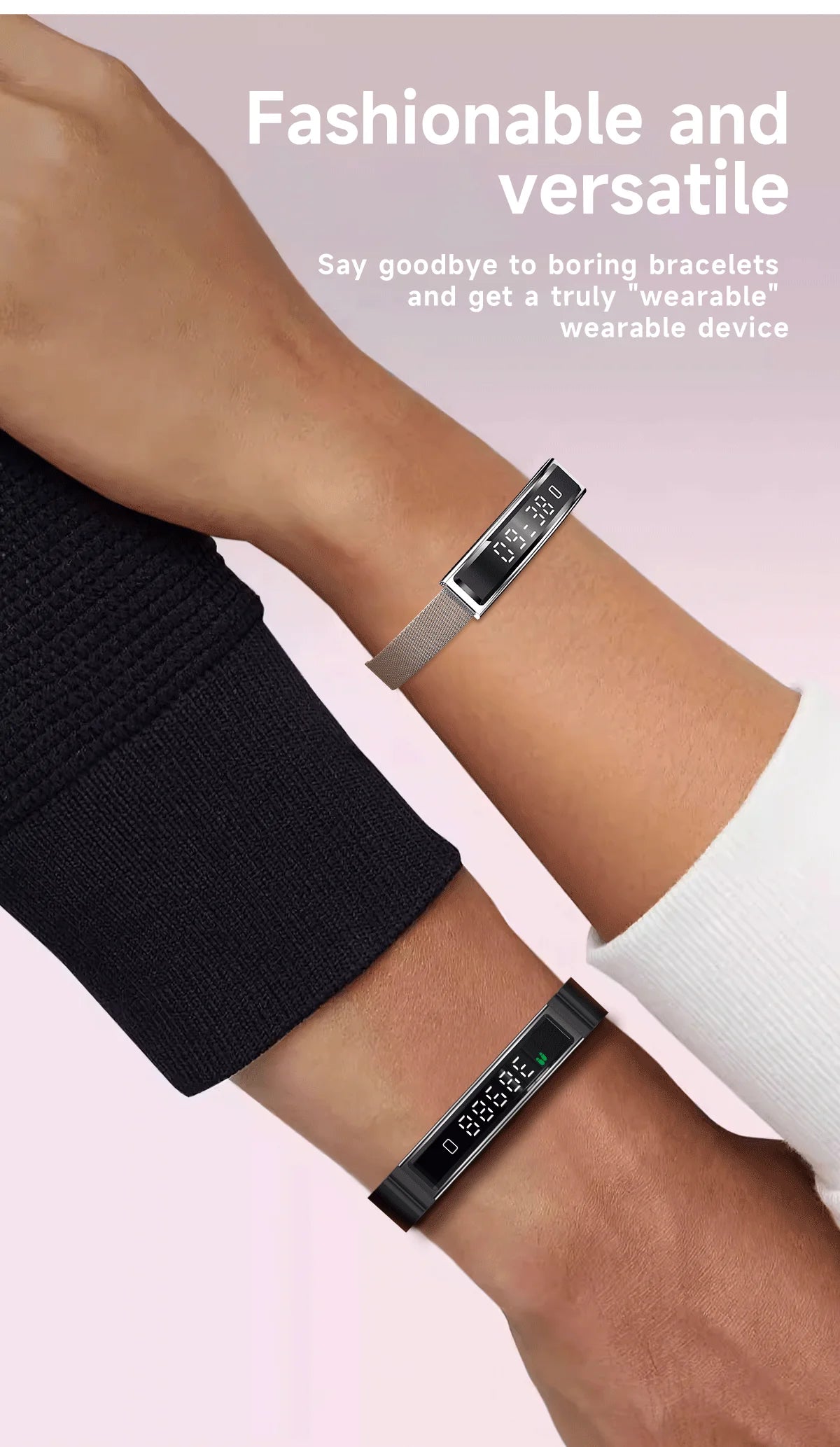 LIGE New Sport Fitness Tracker Smart Band Bracelet Heart Rate Blood Oxygen Sleep Monitor Pedometer Call Reminder Smartwatch 2025