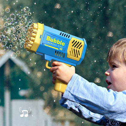 40 Hole Rocket Launcher Handheld Portable Electric Automatic Bubble Gun Party Birthday Gift Toy(without Bubble Water) Beauty Fashion