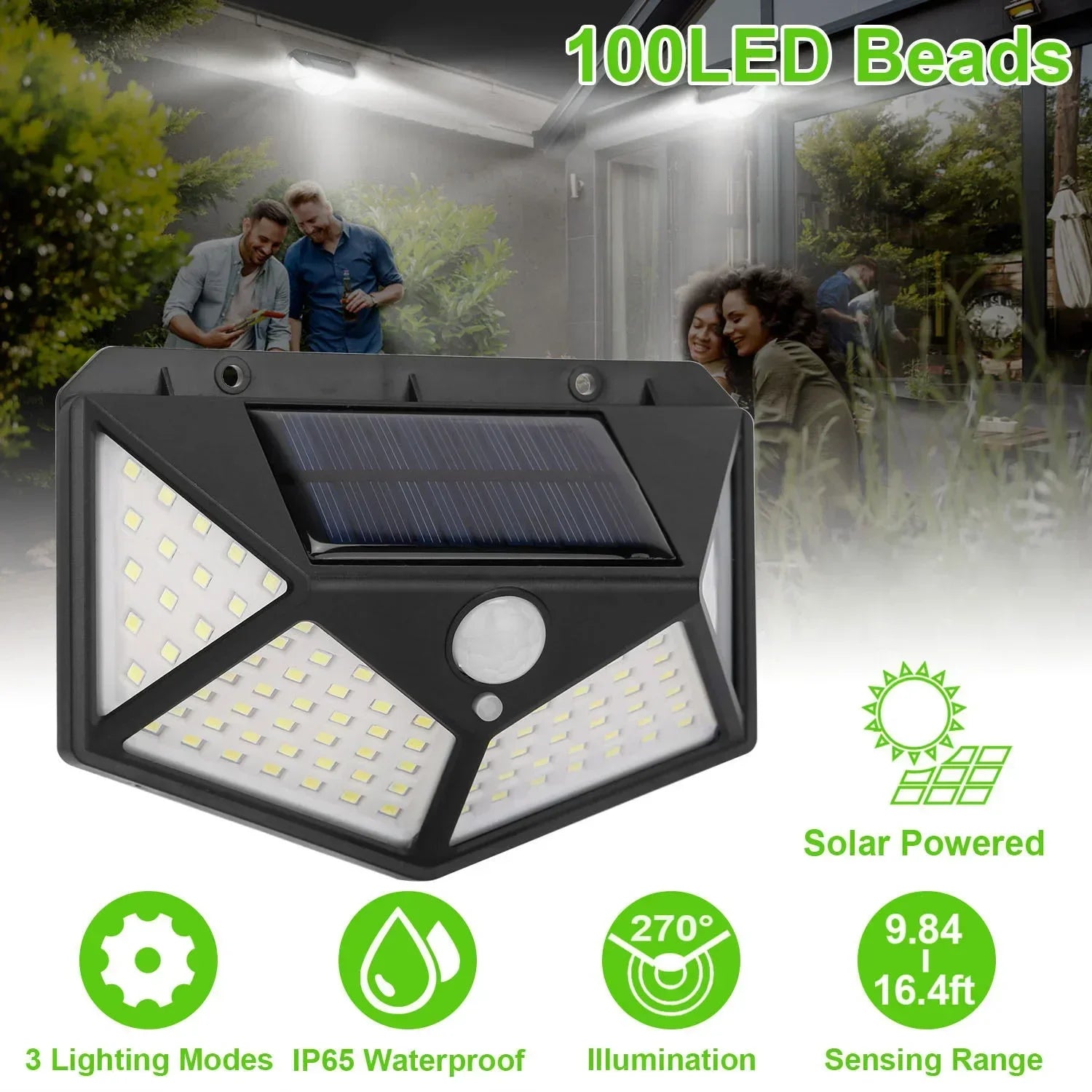 Multifunctional Solar Lamp Outdoor Garden Decoration Solar LED Light Waterproof Sunlight Powered Spotlight with Motion Sensor Beauty World Shop