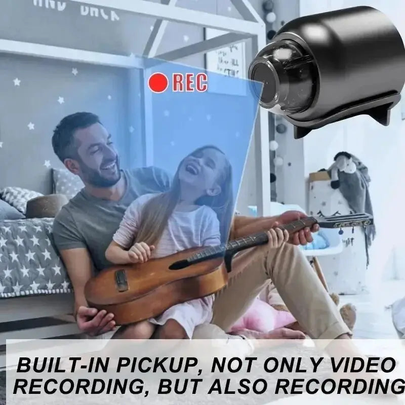 Wireless WiFi 1080P HD Mini Camera Baby Monitor Indoor Security Surveillance Night Vision IP Cam Video Recorder Safety Camcorder Beauty World Shop