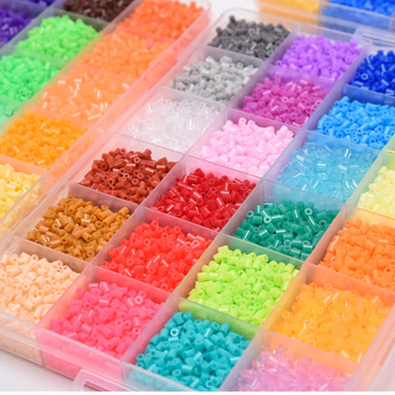 2.6mm Perler Hama beads Set 3D Puzzle Iron Beads Toy Kids Creative Handmade Craft DIY Gift fuse beads Have large pegboard Beauty World Shop