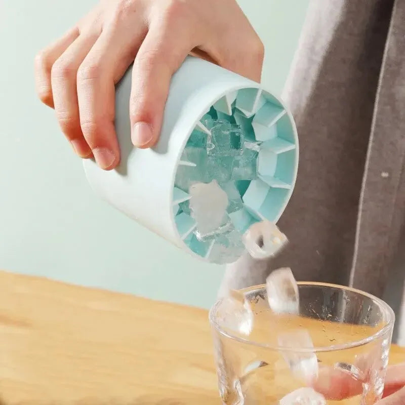 Silicone Ice Cube Mold Round Ice Bucket Summer Homemade DIY Refrigerator Freeze Ice Maker Creative Ice Cube Mold Barware Tools Beauty World Shop