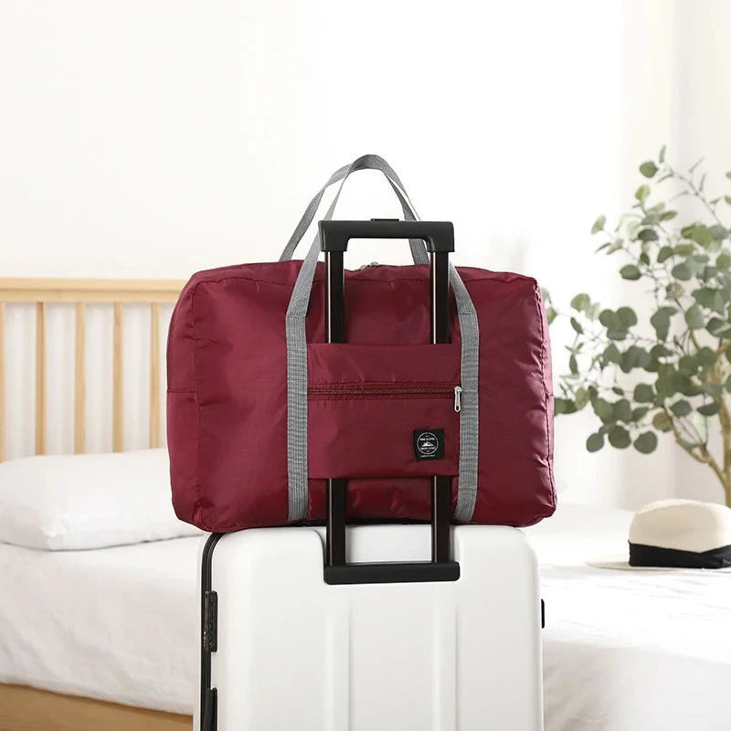 Foldable Travel Duffel Bag for Airlines Carry on Bag for Women and Girls Lightweight Large Capacity Sports Weekend Trip Overnigh Beauty World Shop